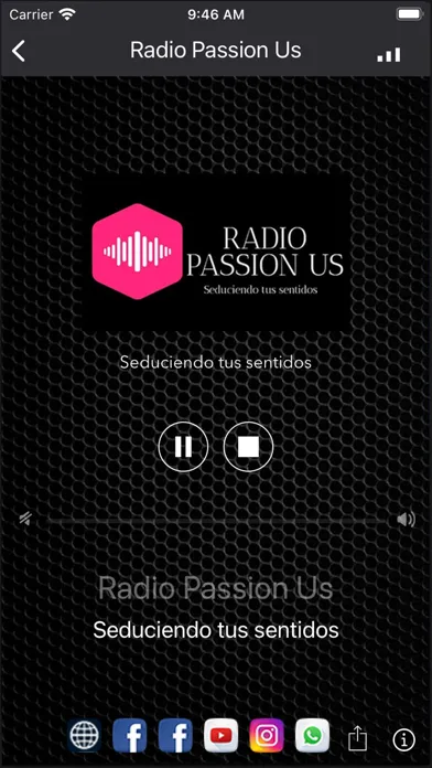 Capturas de tela do Radio Passion Us