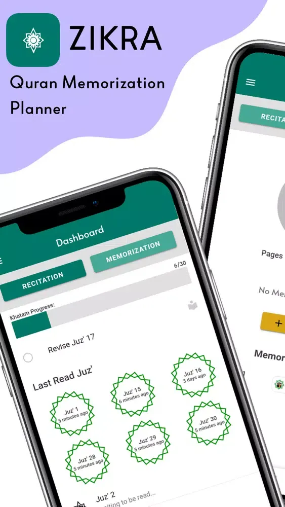 Zikra Quran Planner Ekran Görüntüleri