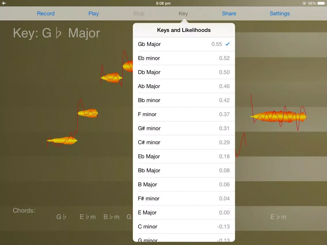 Capturas de pantalla de Accompanist iPad 