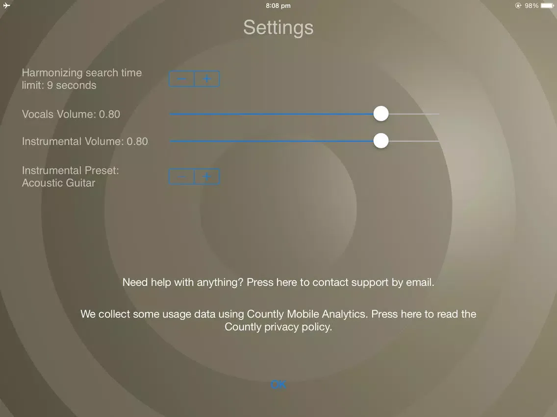 Capturas de pantalla de Accompanist iPad 