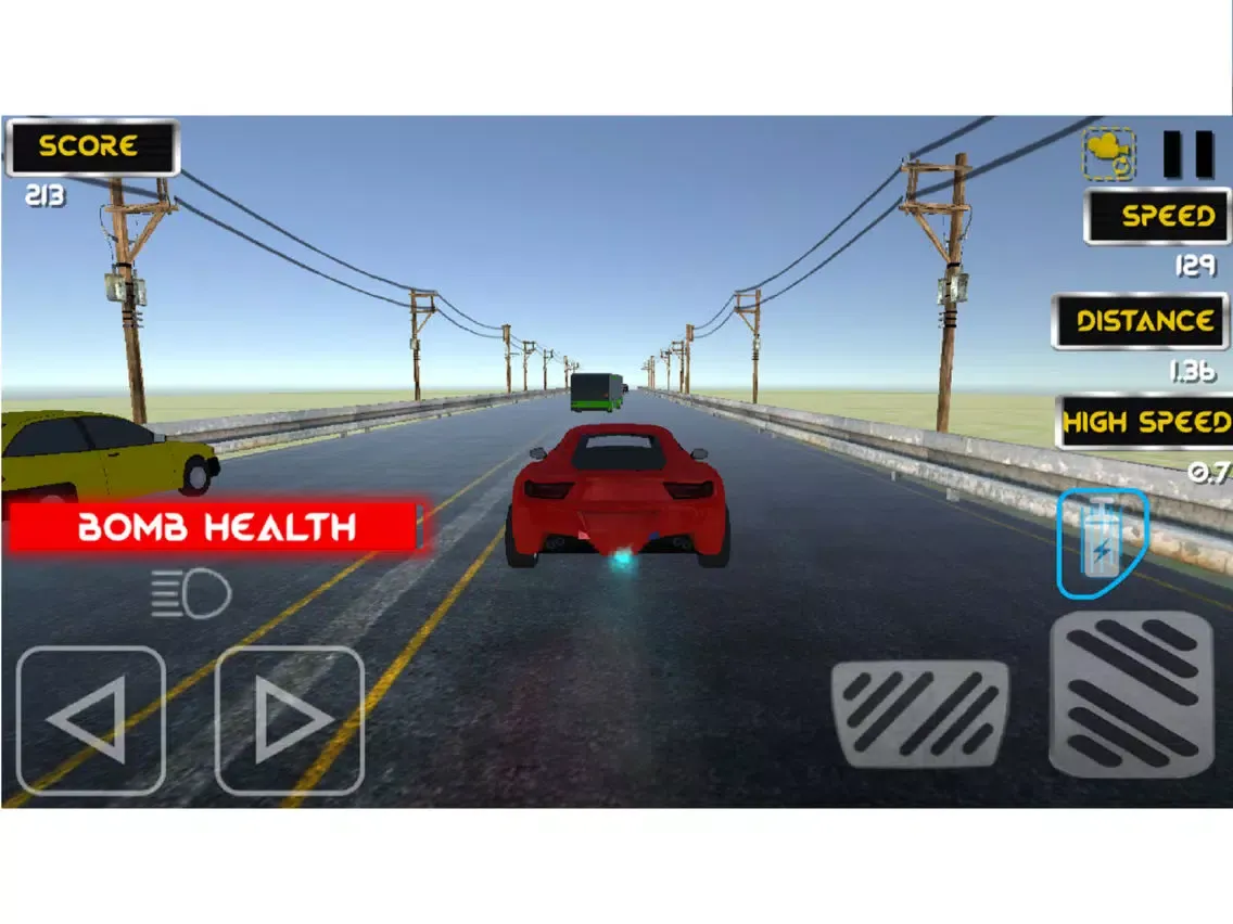 Capturas de tela do Red Driver: Traffic Racer iPad 