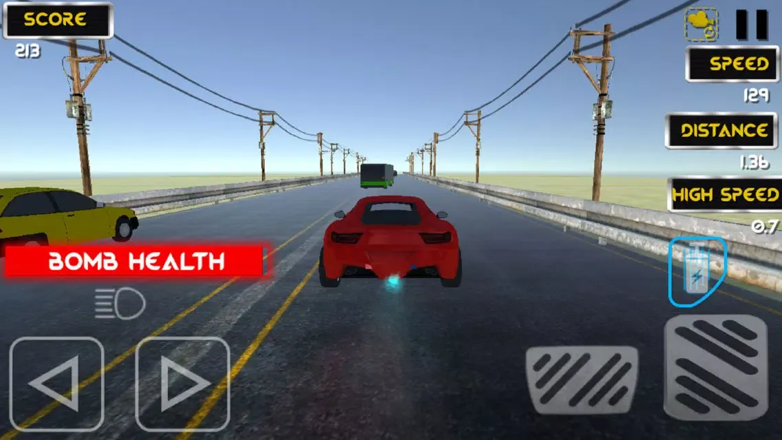 Capturas de tela do Red Driver: Traffic Racer