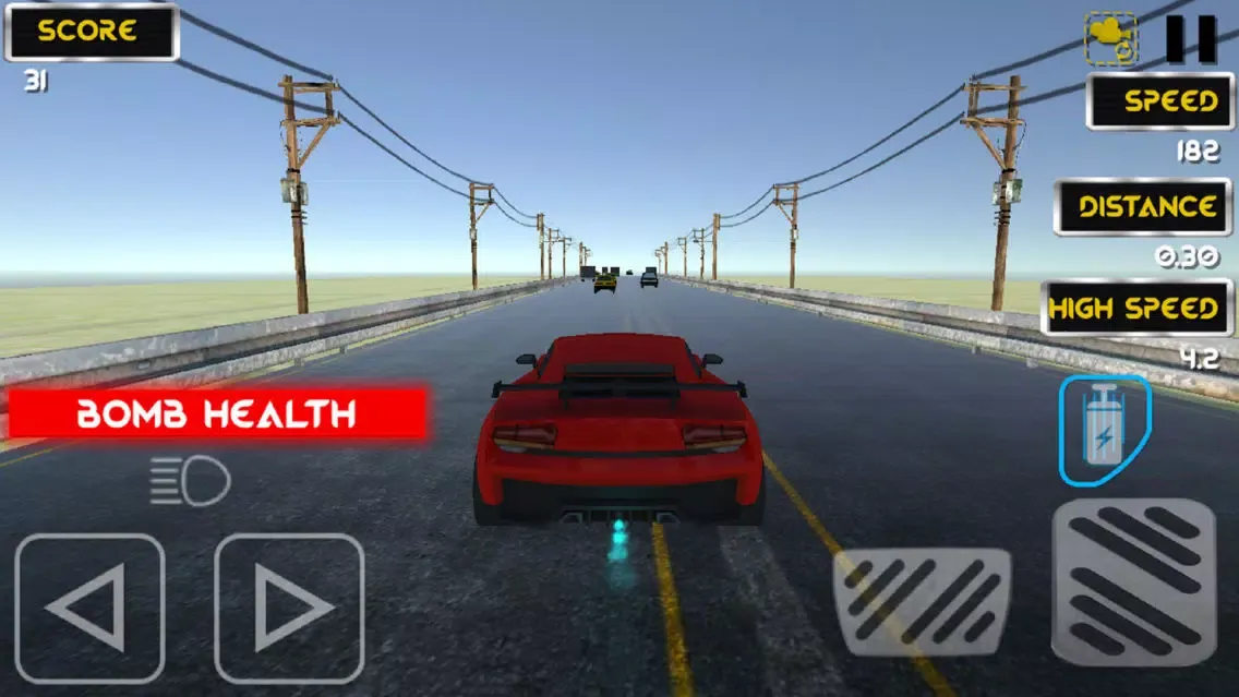 Capturas de tela do Red Driver: Traffic Racer