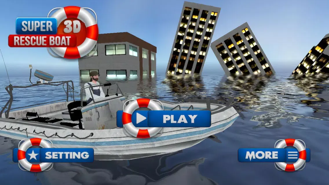 Tangkapan layar Super Rescue Boat 3D