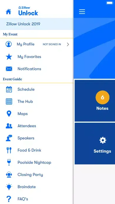 Screenshot di Zillow Events