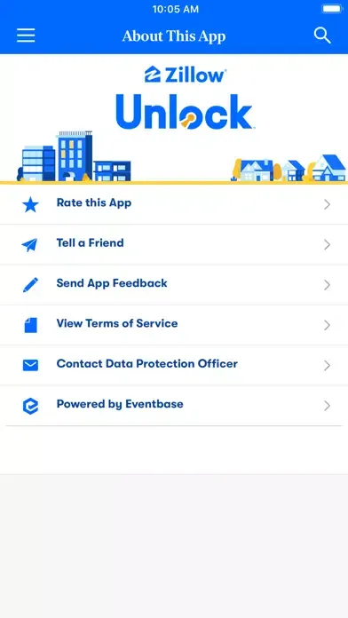 Screenshot di Zillow Events