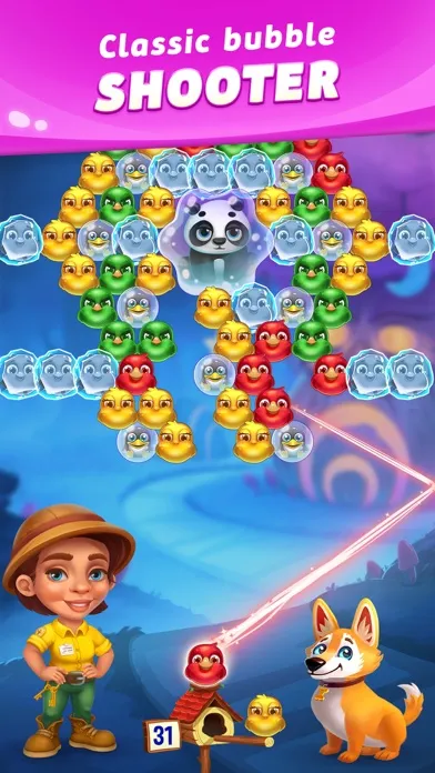 Blast Birds: Bubble Shooter स्क्रीनशॉट