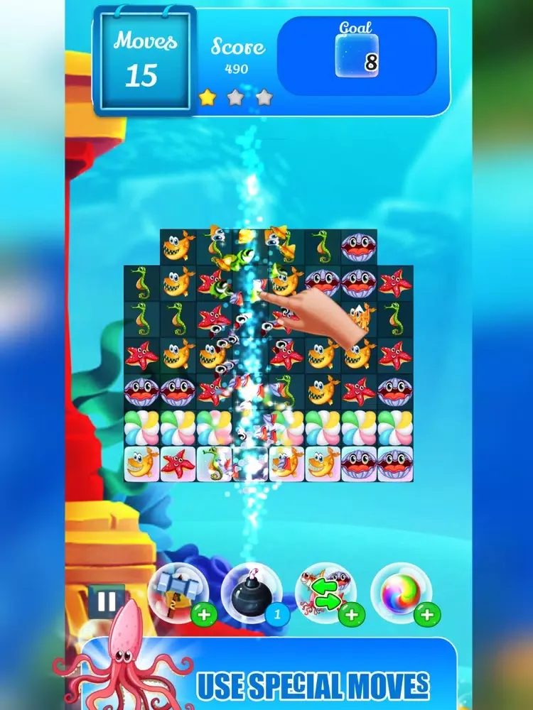 Fish Aquarium - New Match 3 iPad  سکرین شاٹس