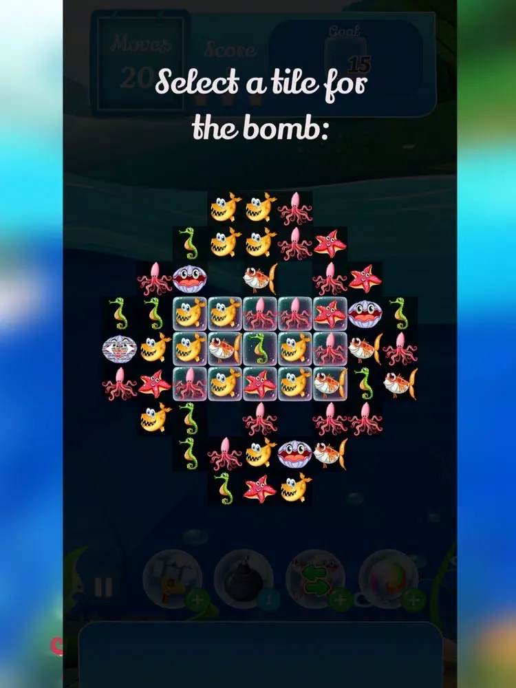 Fish Aquarium - New Match 3 iPad  سکرین شاٹس