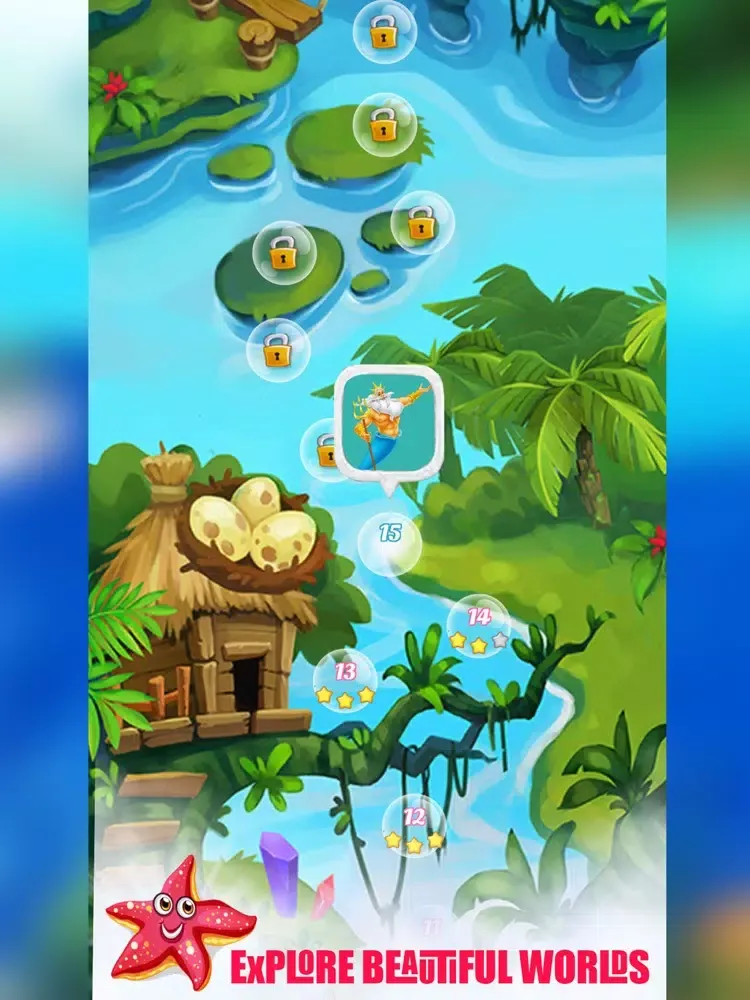 Fish Aquarium - New Match 3 iPad  سکرین شاٹس