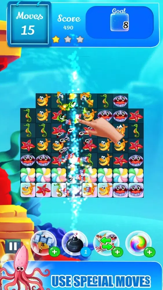 Fish Aquarium - New Match 3 سکرین شاٹس