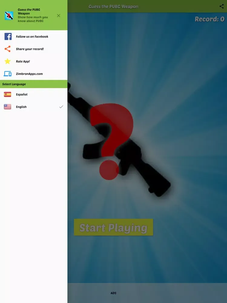 Guess the Weapon iPad  Screenshots