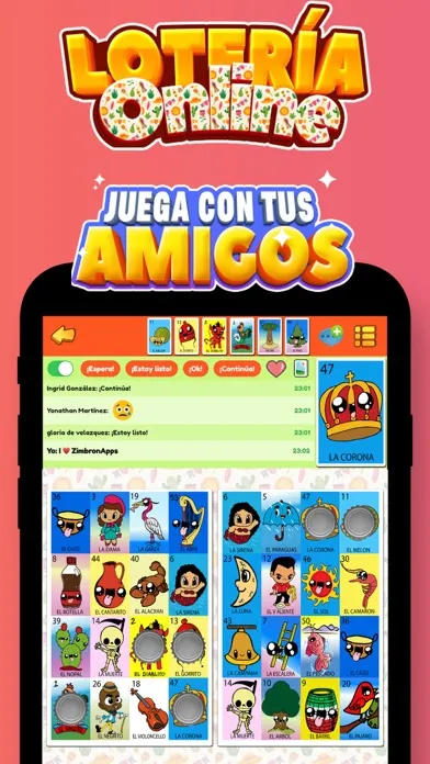 Capturas de tela do Online Mexican Lottery