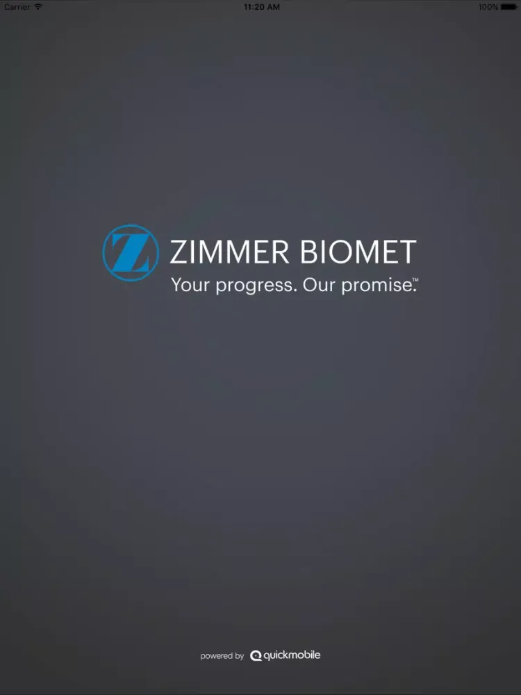 Captures d'écran de Zimmer Biomet Events iPad 