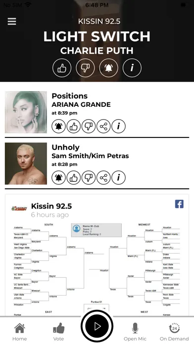 Captures d'écran de Kissin 92.5