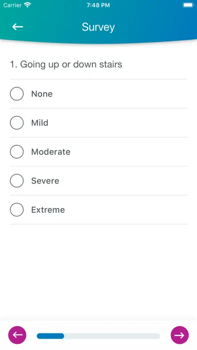 Zrzuty ekranu mymobility Patient App