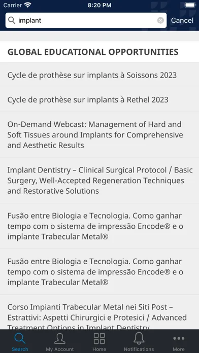 ZimVie Dental Education سکرین شاٹس