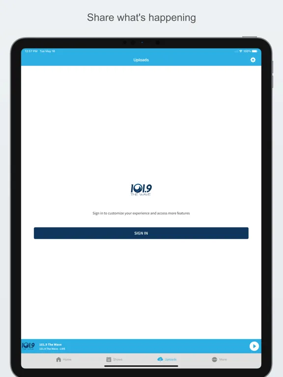 Скриншоты 101.9 The Wave iPad 