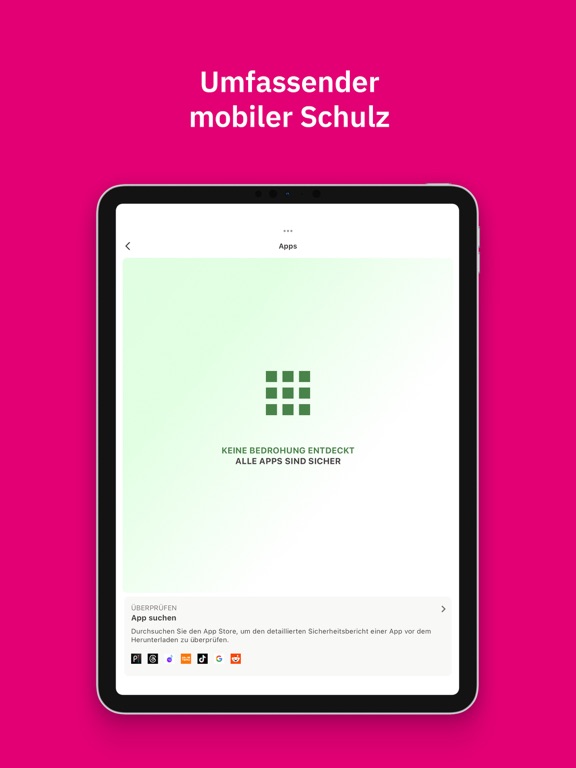 Screenshot di Telekom Mobile Protect Pro iPad 