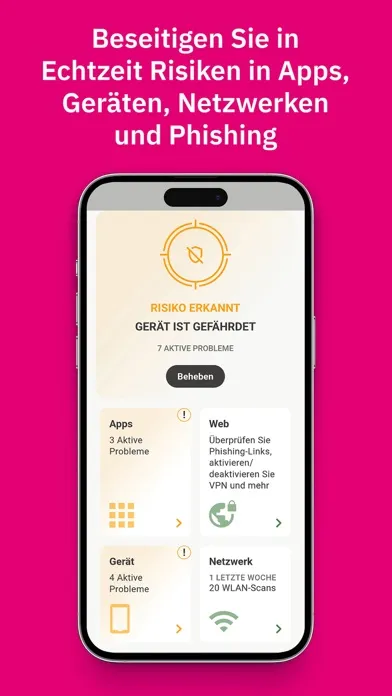 Captures d'écran de Telekom Mobile Protect Pro