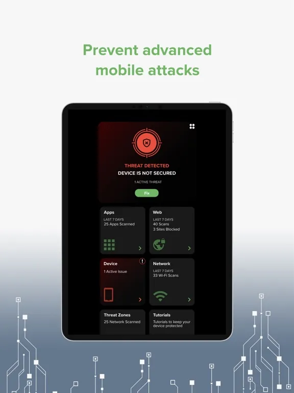 تصاویر Zimperium MTD iPad 