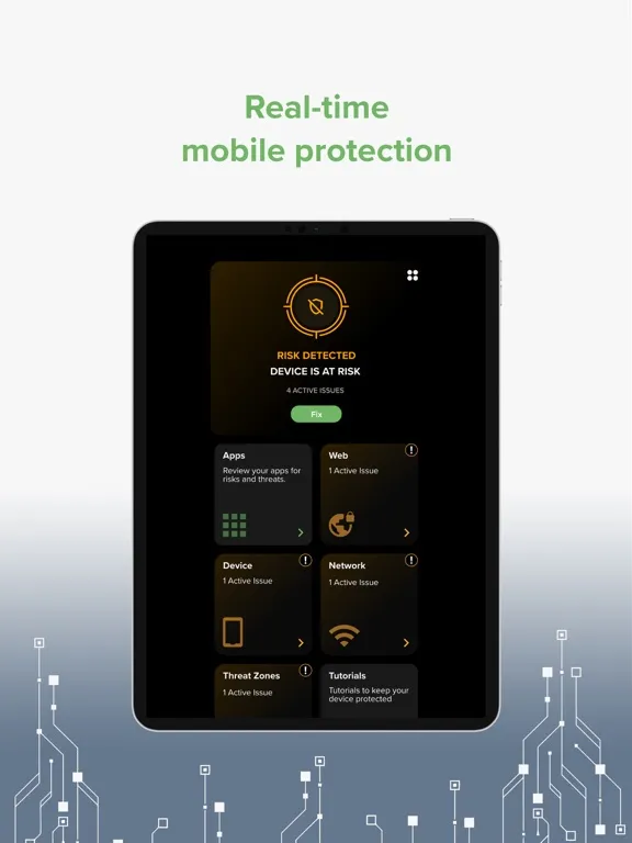 تصاویر Zimperium MTD iPad 