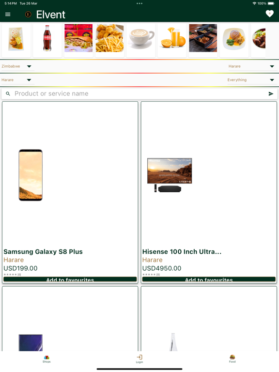 Elvent - Buy and Sell Online iPad 应用截图