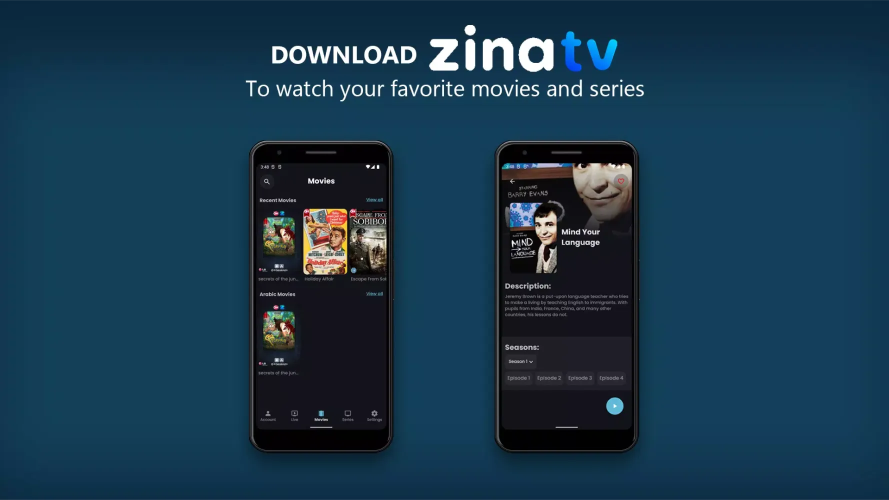 Zina TV Mobile应用截图