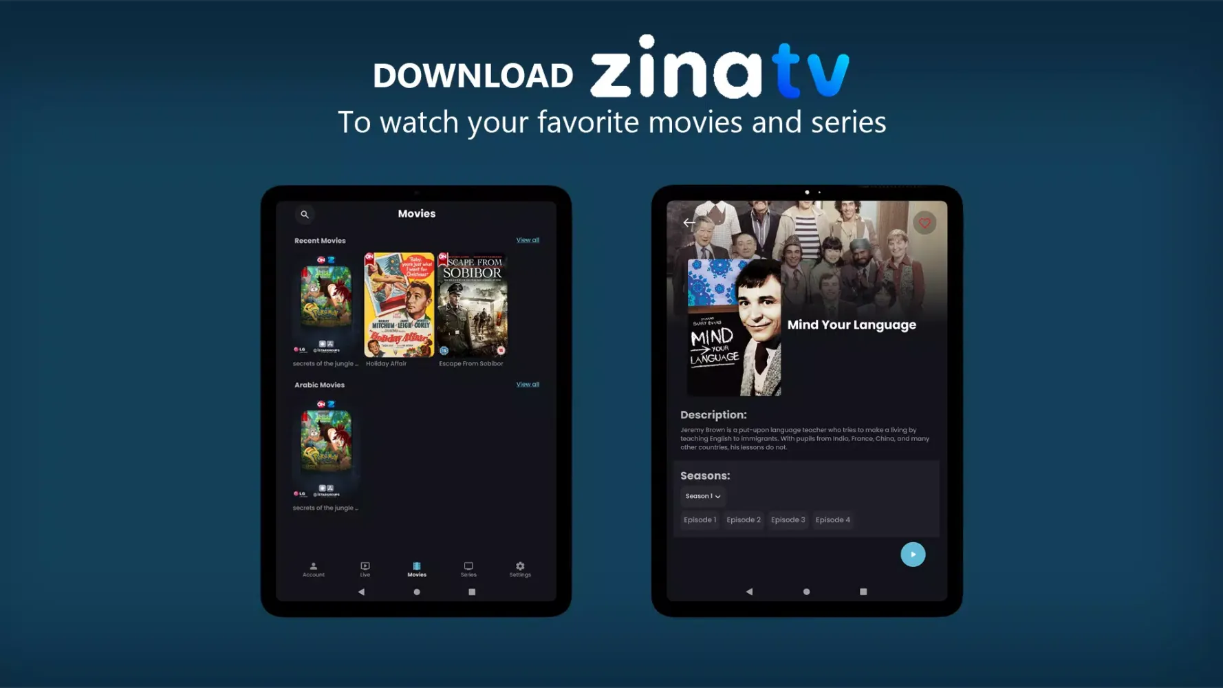 Zina TV Mobile应用截图
