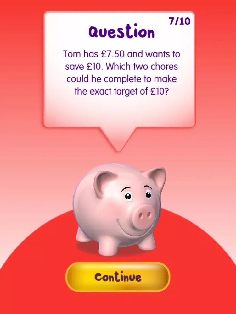 Capturas de tela do Piggy Pennies iPad 