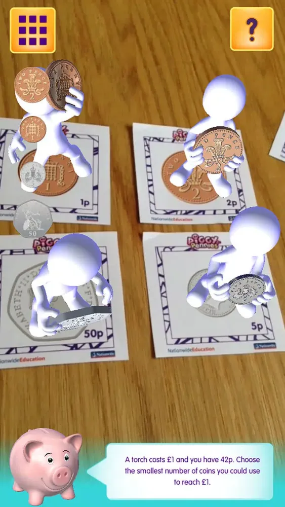 Capturas de tela do Piggy Pennies