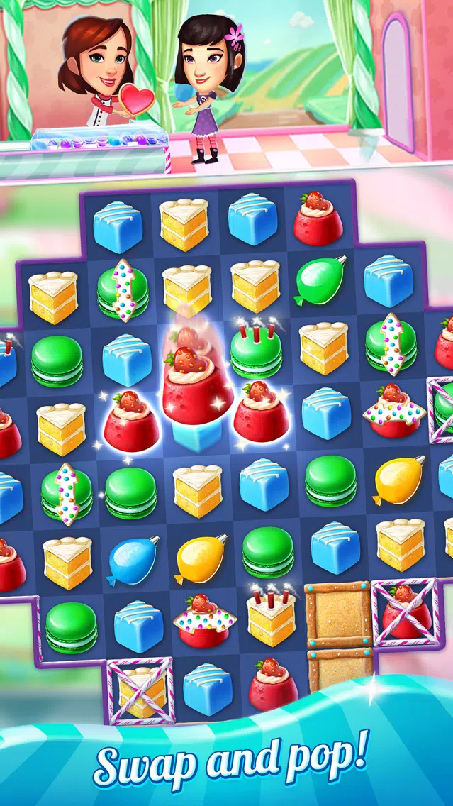 Crazy Cake Swap: Matching Game স্ক্রিনশট