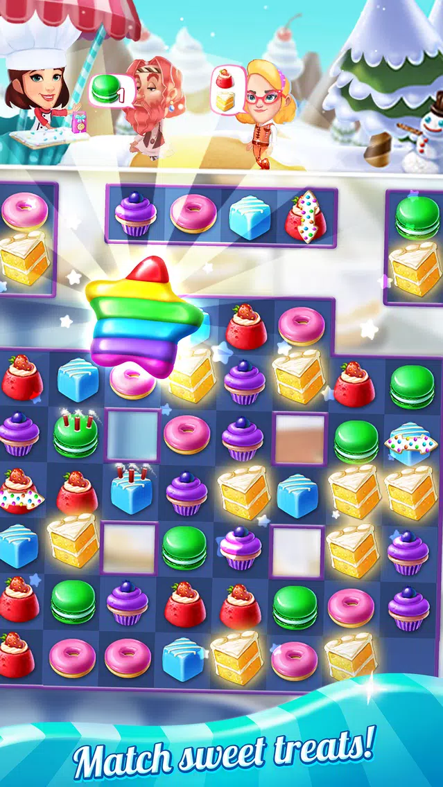Crazy Cake Swap: Matching Game স্ক্রিনশট