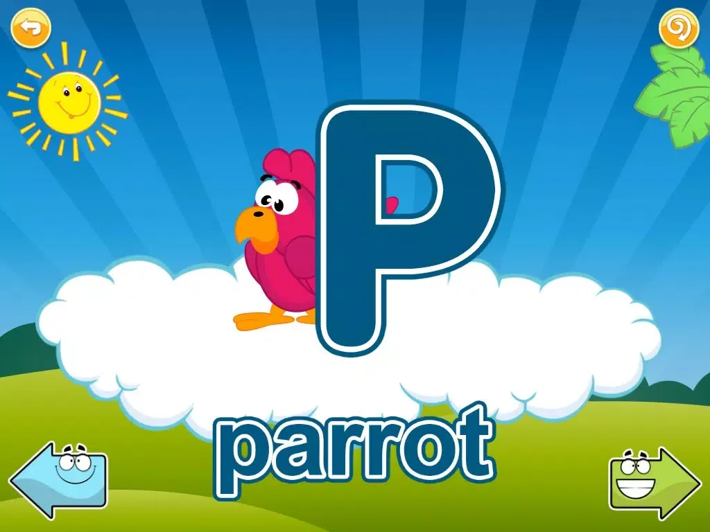Cute Animal Alphabet (None Ads) - The Kids's English ABC iPad  스크린샷