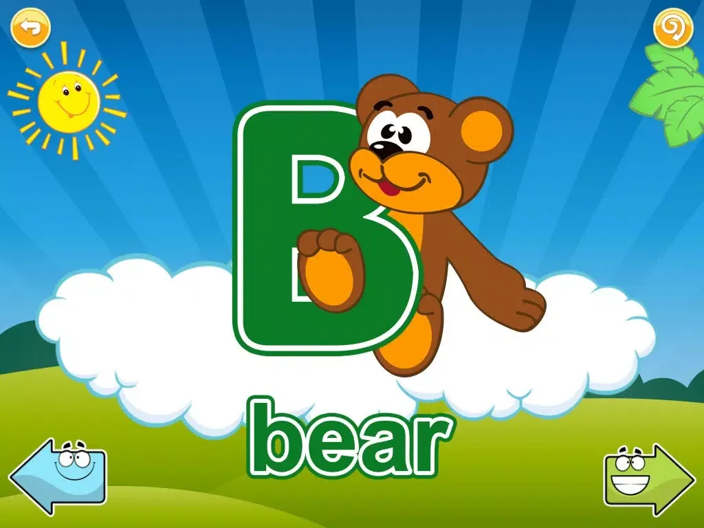 Cute Animal Alphabet (None Ads) - The Kids's English ABC iPad  스크린샷
