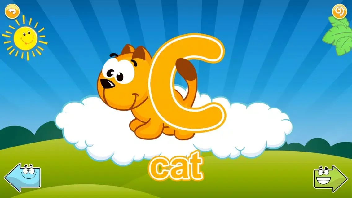 Cute Animal Alphabet (None Ads) - The Kids's English ABC 스크린샷
