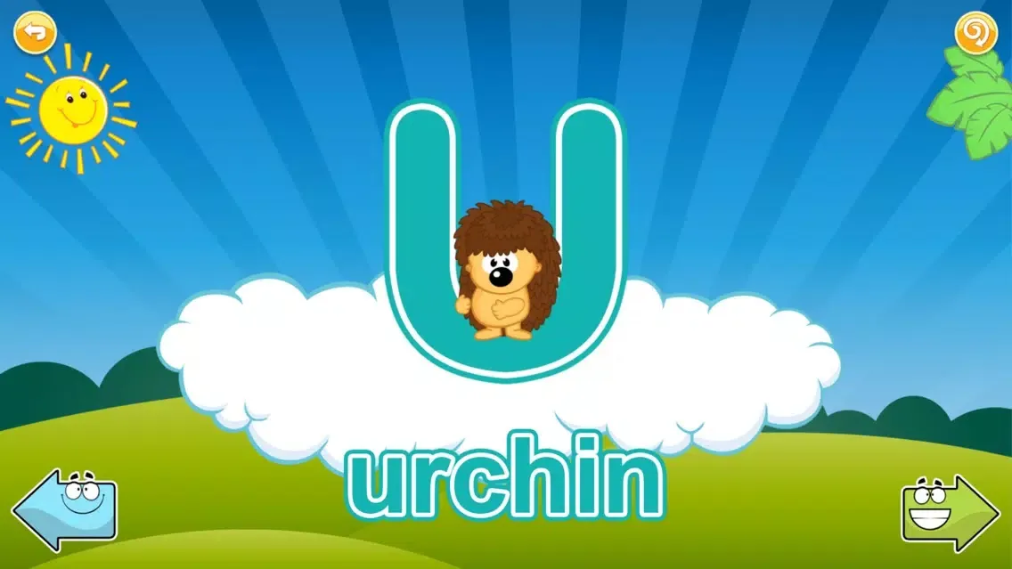 Cute Animal Alphabet (None Ads) - The Kids's English ABC 스크린샷