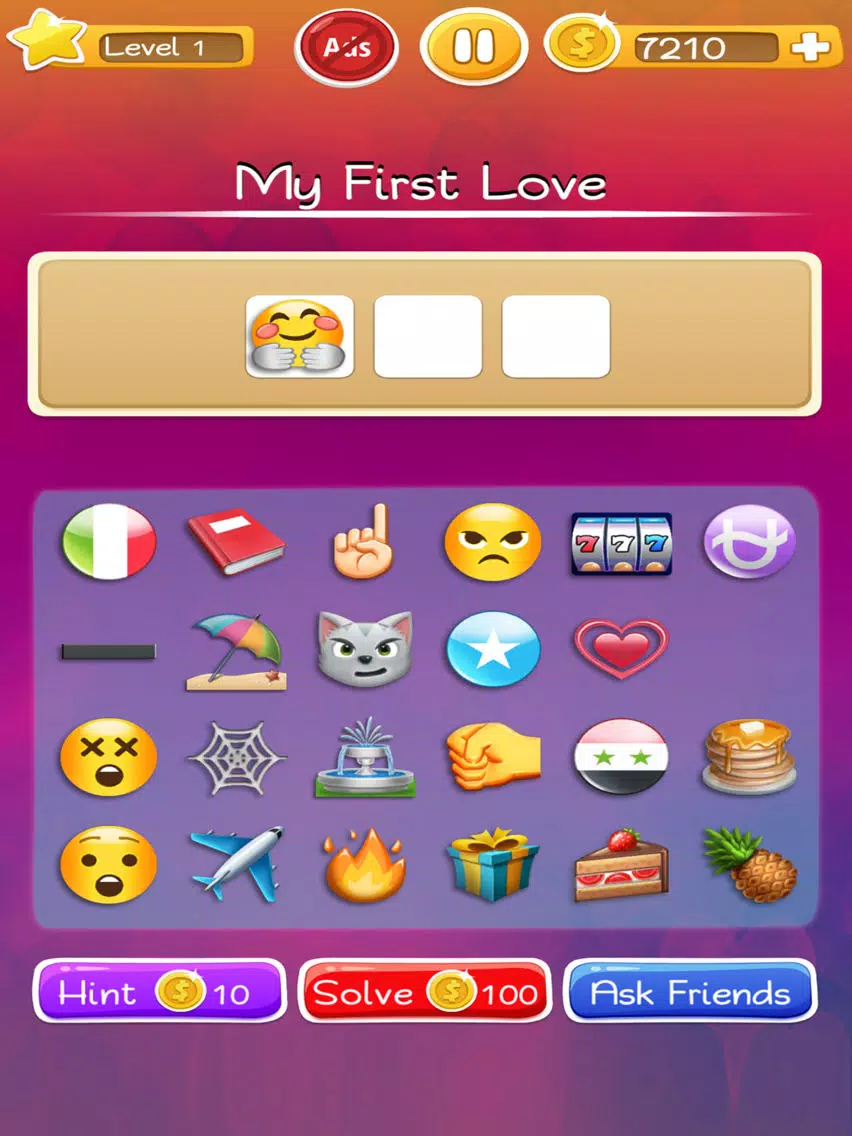 Words to Emojis - Trivia Quiz iPad 应用截图
