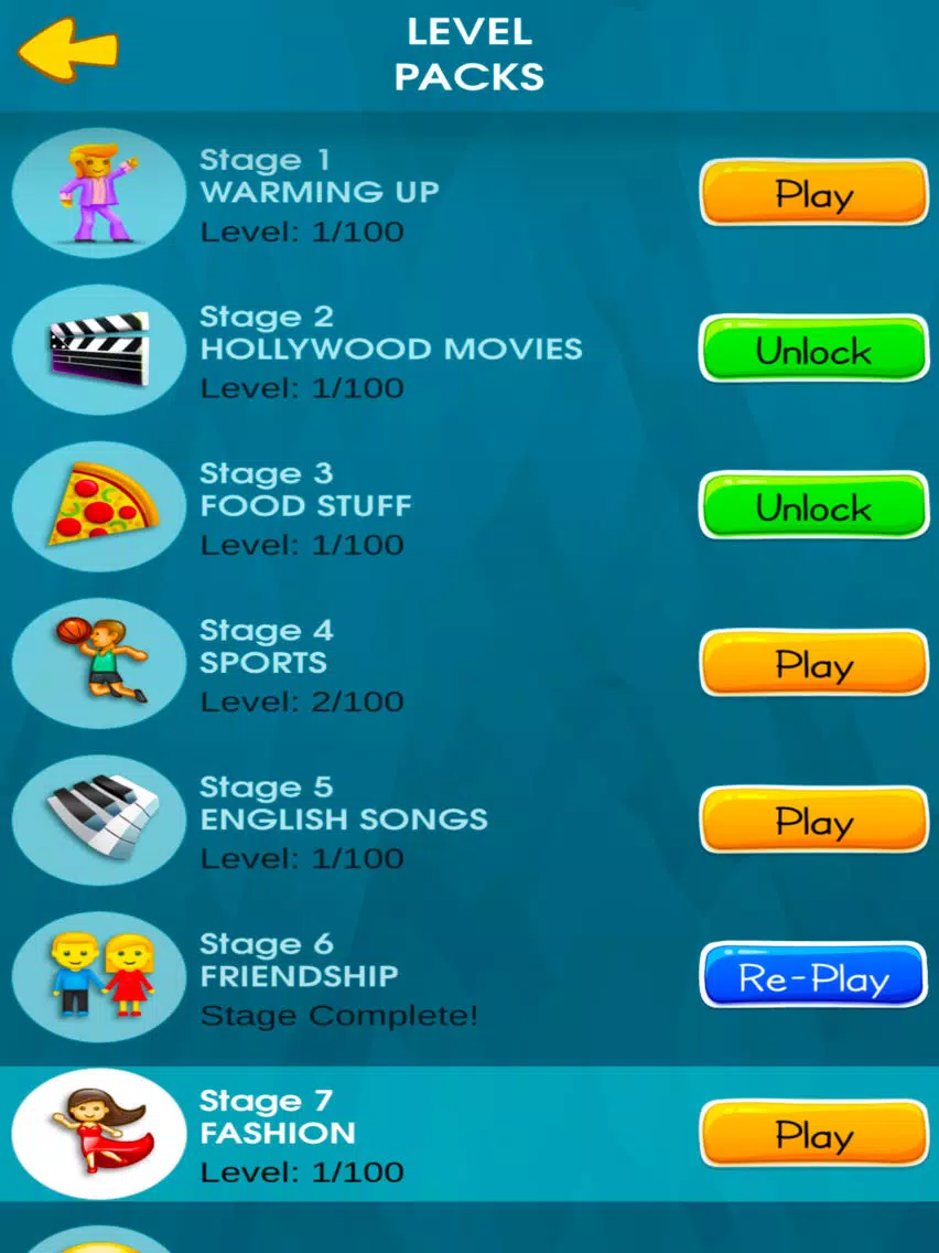 Words to Emojis - Trivia Quiz iPad 应用截图