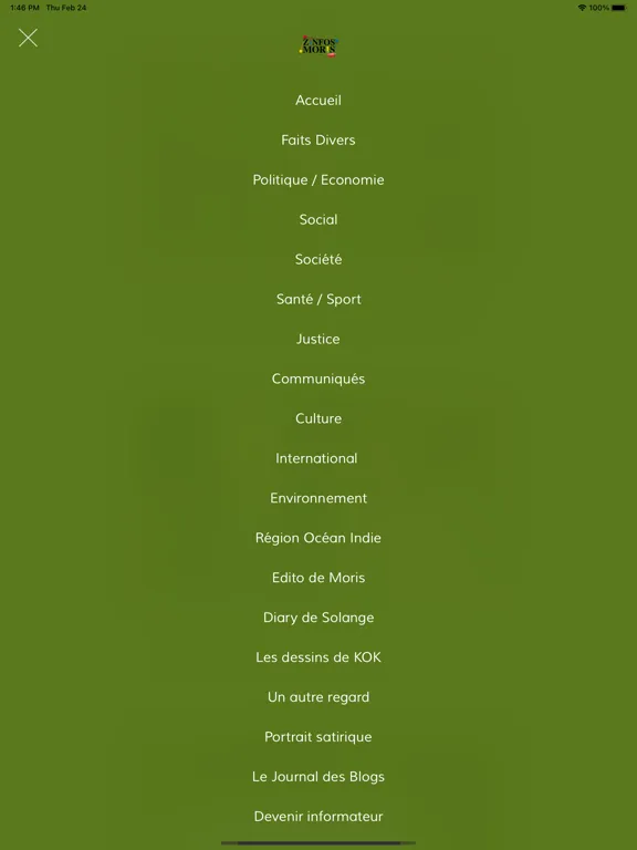 Zinfos Moris iPad  Screenshots