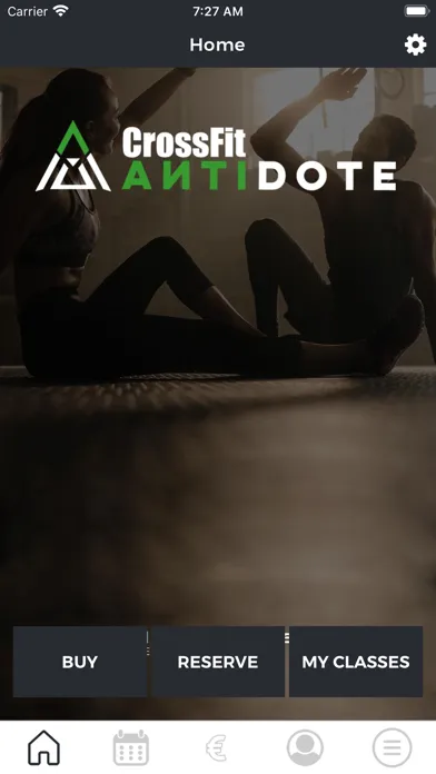 Capturas de tela do Antidote Gym