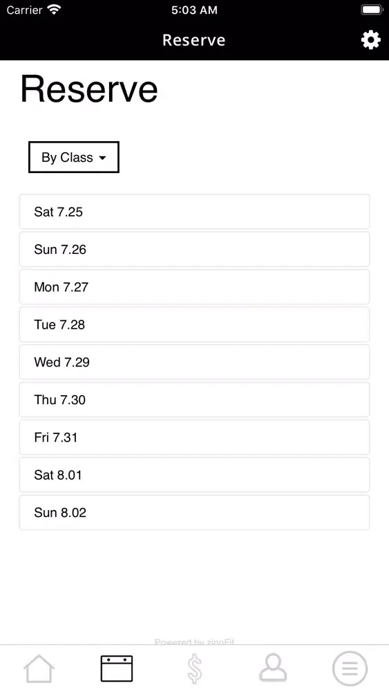 Onyx Fitness应用截图