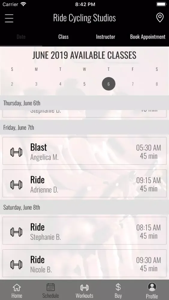 Captures d'écran de Ride Cycling Studios