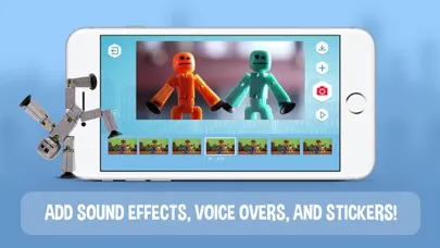 ภาพหน้าจอของ StikBot Studio 2.0