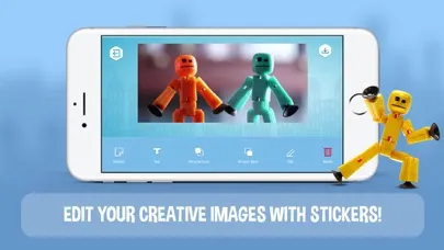 ภาพหน้าจอของ StikBot Studio 2.0