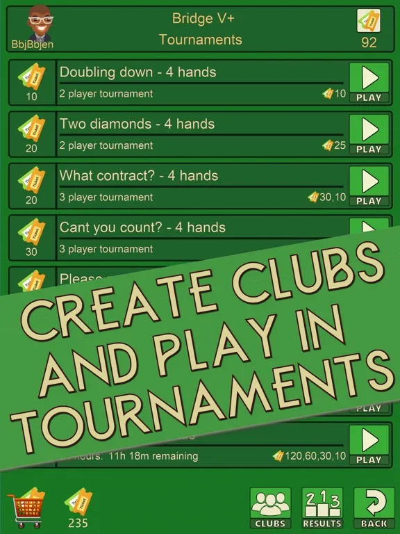 صور Bridge V+, bridge card game iPad 