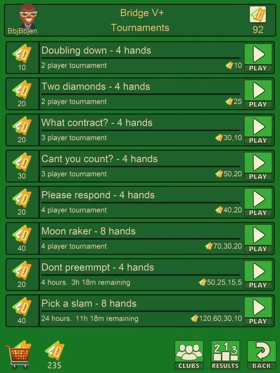 صور Bridge V+, bridge card game iPad 