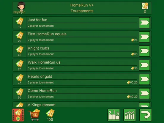 HomeRun, fun card solitaire iPad 应用截图