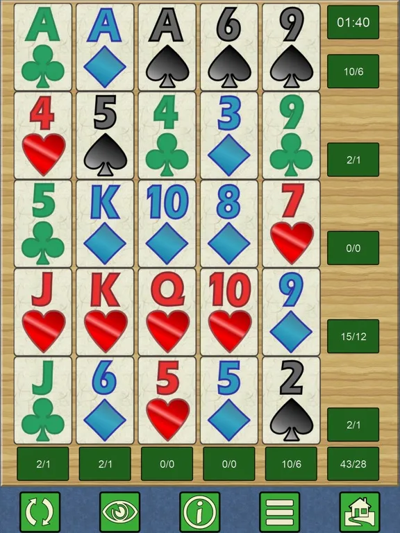 Poker Solitaire V+ iPad  스크린샷