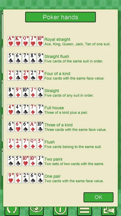 Poker Solitaire V+ 스크린샷